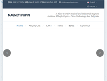 Tablet Screenshot of magnetipupin.com